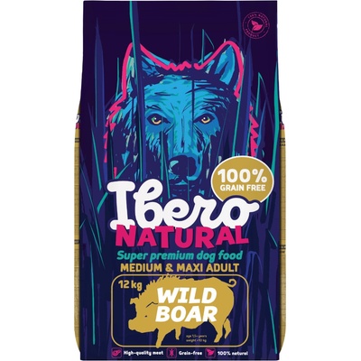 Ibero Grain Free Medium & Maxi Adult Wild Boar 12 kg