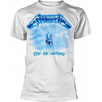 Metallica tričko dlouhý rukáv Ride The Lightning white