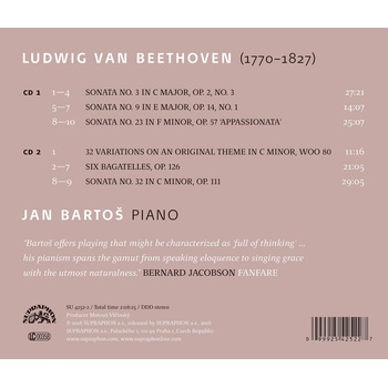 Jan Bartoš - Beethoven - Klavírní sonáty
