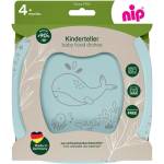 NIP Детски чинии за хранене NIP - Еat Green, 2 броя, сини (4000821427235)