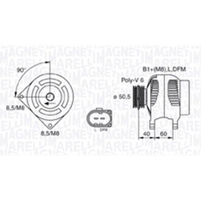 generátor MAGNETI MARELLI 063731542010