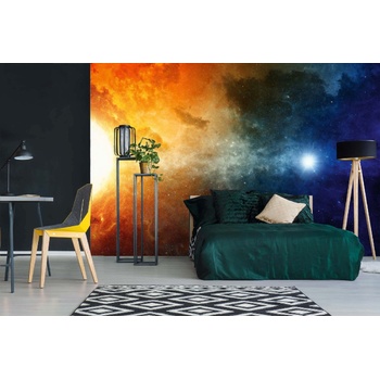 DIMEX ART s. r. o Самозалепваща се флизелинова фототапета мистериозна вселена 375 x 250 см