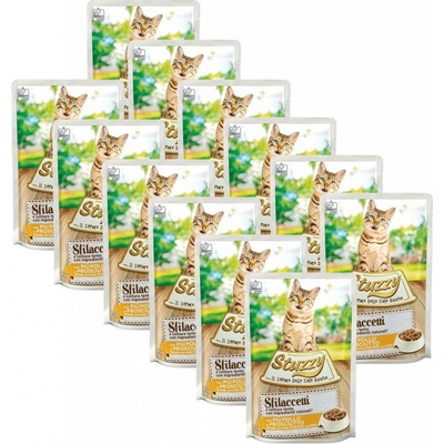 Stuzzy Cat Kitten kuře/šunka 12 x 85 g