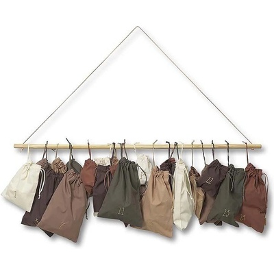 Adventný kalendár pre deti ferm LIVING Christmas Countdown 1104266290 viacfarebná ONE SIZE