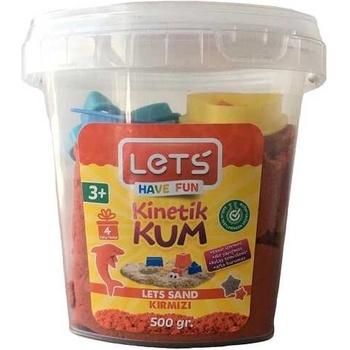 LET'S Кинетичен пясък 500 гр. Let`s L-10194 оранжев