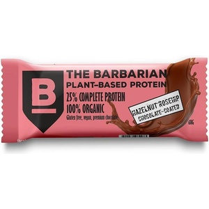 The Barbarian Протеинов блок с шоколадово покритие лешник и шипка, 68 g