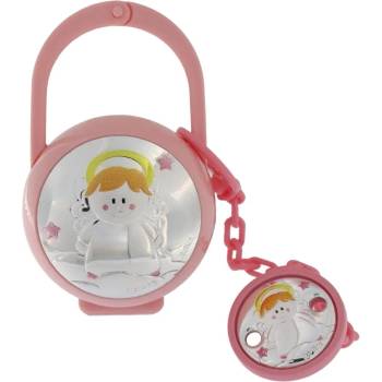 Image 1 of Кутийка с клипс за залъгалка - ангелче (ae0441-r)