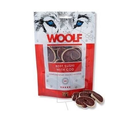 Woolf beef sushi with cod 100 g