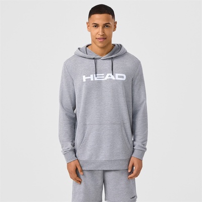HEAD Яке HEAD Men's Club Original Cotton French Terry Long Sleeve Performance Tennis Jacket - Grey Melnge