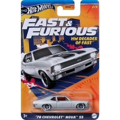 Hot Wheels Fast and Furious Decades Of Fast 70 Chevrolet Nova SS