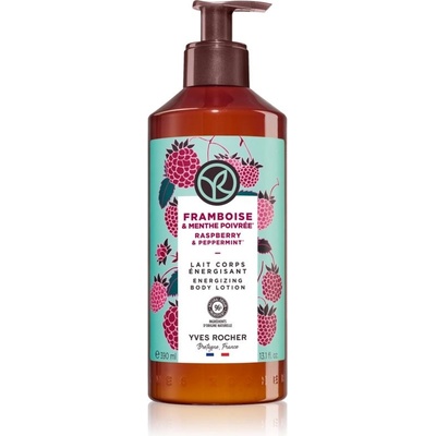 Yves Rocher Bain de Nature telové mlieko Raspberry & Peppermint 390 ml