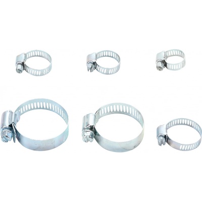 Spony hadicové, 4-45 mm, sada 6 dílů - BGS 80855