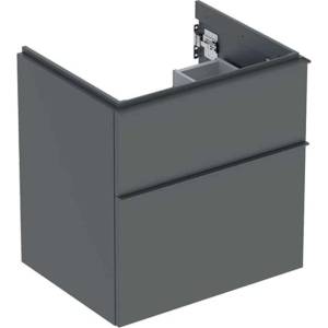 Geberit iCon - Шкафче за умивалник, 59x62x48 см, 2 чекмеджета, лава 502.303. JK. 1 (502.303.JK.1)