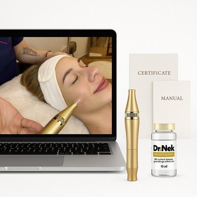 Dr.Nek Dermapen s online kurzem Mezoterapie, skripty, certifikátem a Dr.Nek Antiageing sérum ZDARMA - online verze