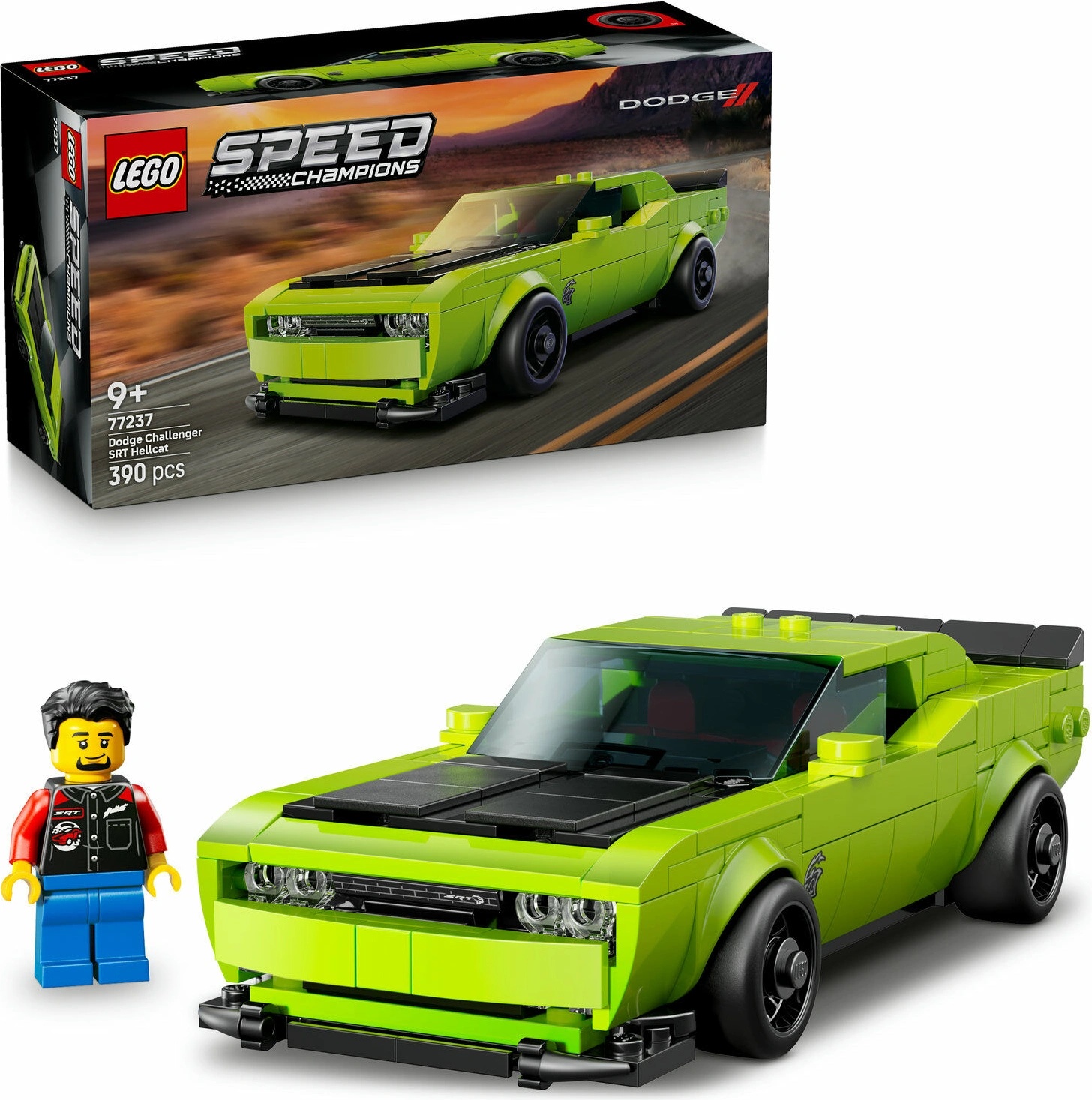 LEGO® Speed Champions - Dodge Challenger SRT Hellcat Sports Car (77237)