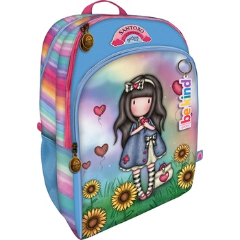 Santoro Класическа ученическа раница Santoro Gorjuss - Be Kind To Yourself, с 3 отделения (1130GJ08)