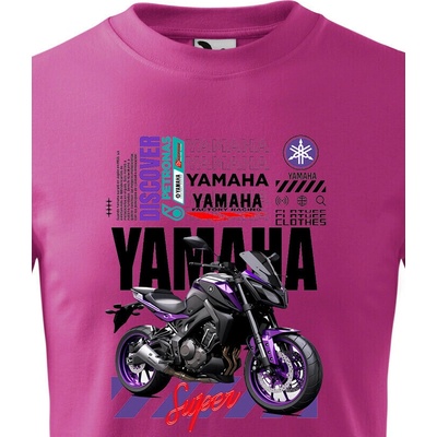 Dětské triko Yamaha Purpurová Canvas tričko Bezvatriko.cz 2372