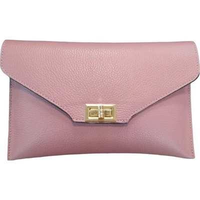 Vera Pelle střední kožená crossbody 3111 růžová