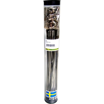 CC špice s niply komplet. 17" přední SUPERMOTO HUSQVARNA CR / WR / TE / TC / SMR 125 / 144 / 250 / 300 / 310 / 350 / 400 / 450 / 510 / 530 / 570 / 610 / 630 00-10 9G/300-36 (800094754) (CC PRODUCTS)