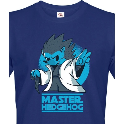 Pánské tričko Master hegdehog Canvas pánské tričko s krátkým rukávem 2776 modrá