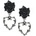 Alchemy gothic Обици ALCHEMY GOTHIC - Wounded Love Earstuds - E365