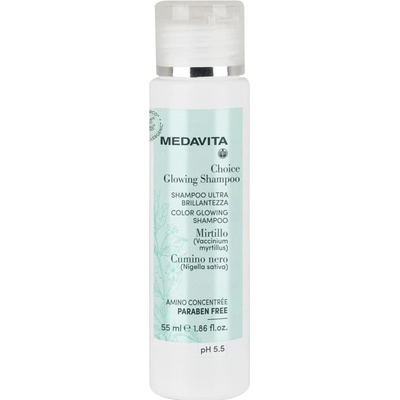 Medavita CHOICE Color Glowing Šampon pro zvýraznění lesku a výživu vlasů 55 ml