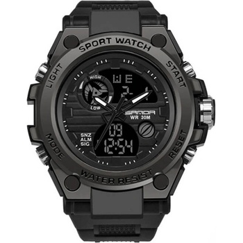 SANDA Мъжки часовник Sanda Sport Watch, черен