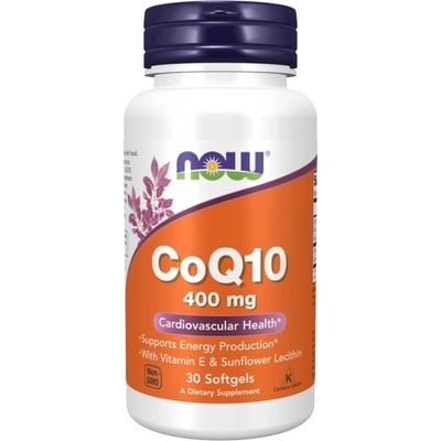 NOW CoQ10 400 mg [30 Гел капсули]
