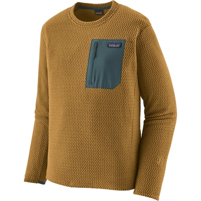 Patagonia Мъжки поларен пуловер Patagonia R1 Air Crew Fleece jumper - Bobcat Brown (005-6416-0514)