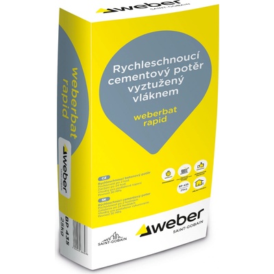 Weberbat rapid Potěr cementový 25 kg