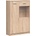 BRW Ниска витрина nepo plus reg1d1w/90 дъб сонома