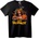NOONEBRAND Тениска Весели Halloween с Момиче с тиква - S, Black