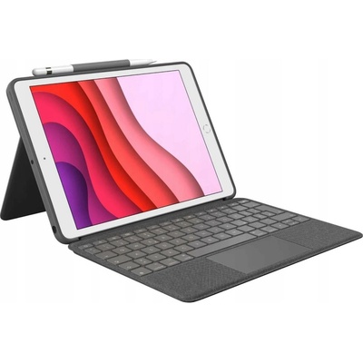 Logitech ochranný kryt s klávesnicí Combo Touch Apple iPad 2022 10. generace mezinárodní US 920-011382 šedá