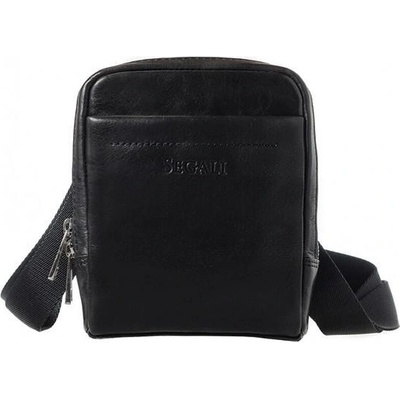 Segali pánská kožená Crossbody taška 2012 Black