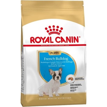 Royal Canin French Bulldog Puppy - пълноценна суха храна за подрастващи кучета от порода френски булдог от 2- до 12-месечна възраст 1кг