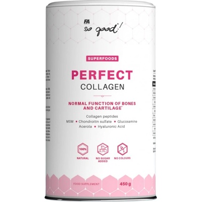 FA Nutrition Perfect Collagen / with Glucosamine, Chondroitin, MSM, Hyaluronic [450 грама] Неовкусен