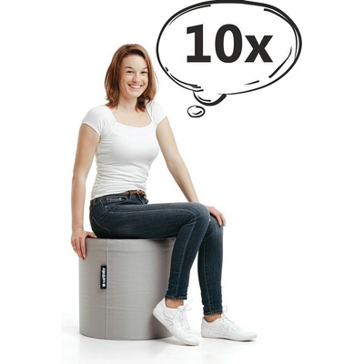 SakyPaky 10 Taburetů PUR žlutá