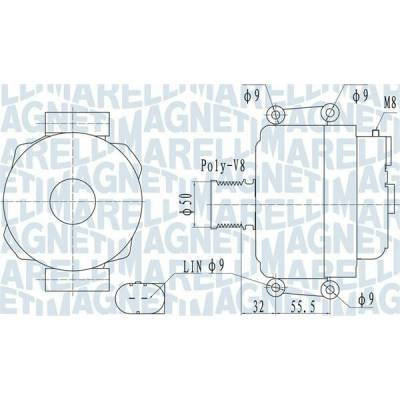 generátor MAGNETI MARELLI 063732055010