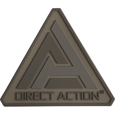 Direct Action Logo Patch PVC - Coyote Brown