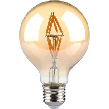 V-TAC LED Крушка 4W Filament E27 G80 Амбър 2200K - 217148 (217148)