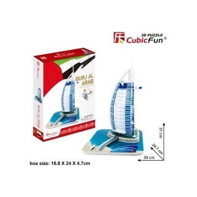 CubicFun Puzzle 3D skyscraper Burj Al. Arab