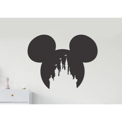 Drevený obraz - Minnie Mouse zámok