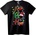 NOONEBRAND Тениска Mickey Весела Коледа HO HO HO - 6XL, Black