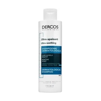 Vichy Dercos Ultra Soothing Sulfate-Free Shampoo Normal To Oily Hair безсулфатен шампоан за мазен скалп 200 ml