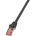 LogiLink Пач кабел PrimeLine, Cat. 6, S/FTP, черен, 5 м