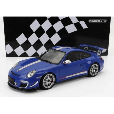 MINICHAMPS PORSCHE 911 997-2 GT3 RS 4.0 COUPE 2011 - BLUE 1:18