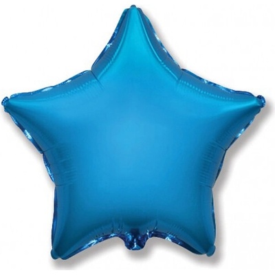 Godan Fóliový balón hviezda modrá 45 cm