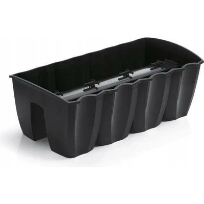 Prosperplast Květináč plast šedý 58,5 x 28,5 x 20,5 cm