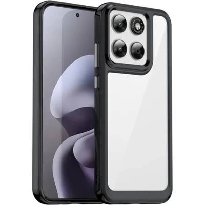 Gigapack Motorola Moto G77 5G GIGAPACK Силиконов калъф за телефон, удароустойчив, прозрачен гръб, ЧЕРЕН GP-189533 (GP-189533)