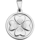 Šperky4U Ocelový přívěšek čtyřlístek